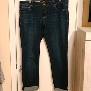 Kut from the Cloth "Catherine" blue jeans, sz 12